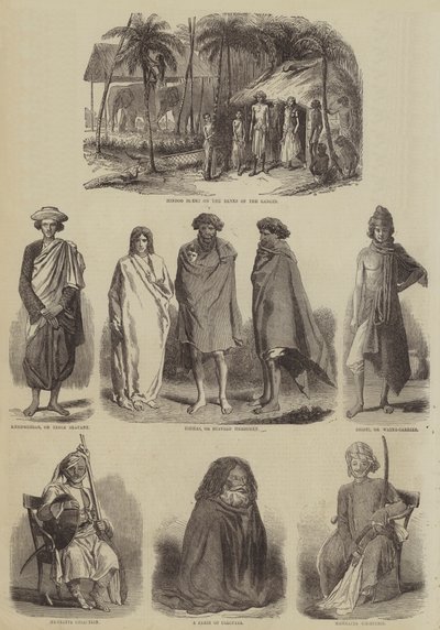 Bocetos de la India (grabado) de English School