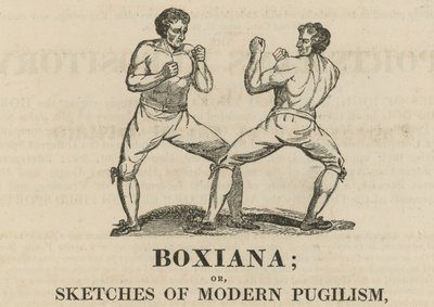 Bocetos del pugilismo moderno de English School