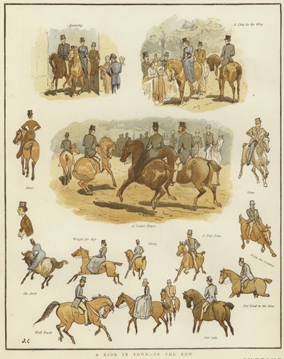 Bocetos a caballo de English School
