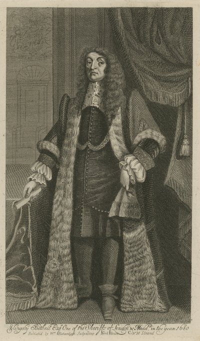 Slingsby Bethell, Sheriff de Londres y Middlesex en el año 1680 de English School