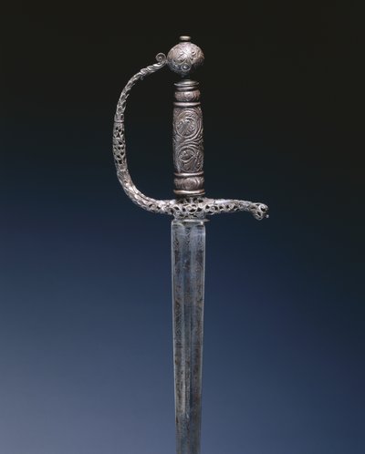 Espada pequeña, c.1650 de English School