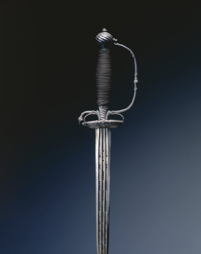 Espada pequeña, circa 1720-60 de English School