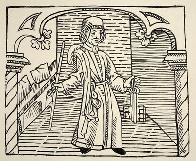 Smith, de Game of Chess por William Caxton, pub. 1480 de English School