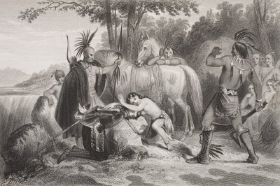 Smith rescatado por Pocahontas, de 