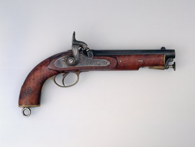 Pistola de percusión de ánima lisa .656, 1873 de English School
