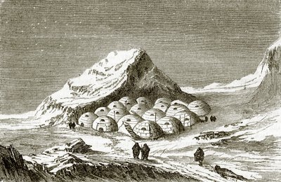 Cabañas de nieve de los esquimales de English School