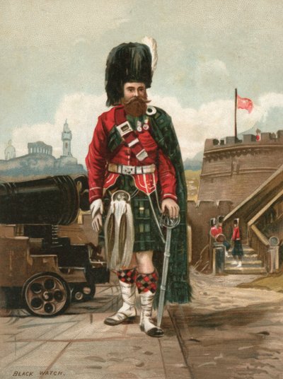 Soldado del Black Watch (Royal Highlanders) de English School