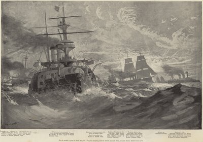 Algunos barcos de guerra rusos de English School