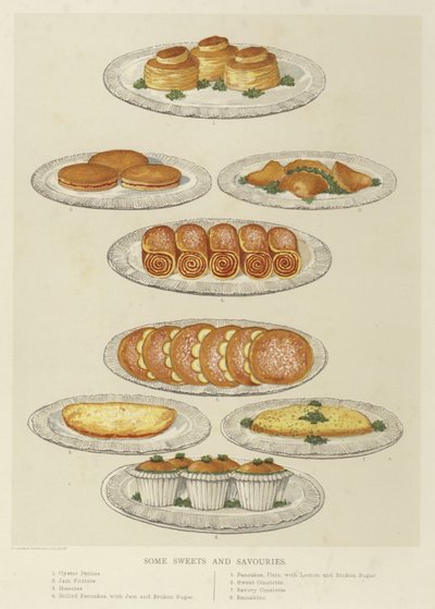 Algunos dulces y salados de English School