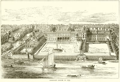 Somerset House en 1755 de English School