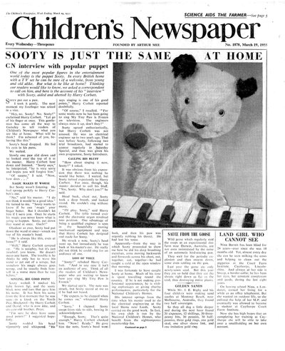 Sooty, portada de 