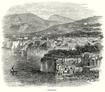 Sorrento (grabado) de English School