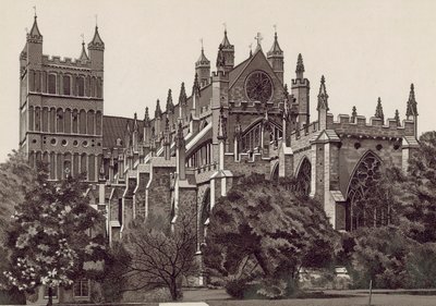 Sureste, Catedral de Exeter (litografía) de English School