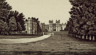 Frente sur, Castillo de Windsor de English School