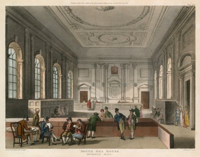 South Sea House, Londres, sala dividida de English School