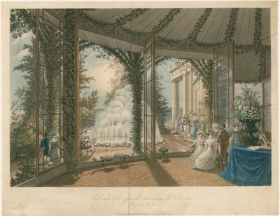Lado sur de los terrenos que rodean el Coliseo, Regents Park de English School