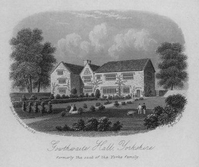 Southwaite Hall, Yorkshire, antigua sede de la familia Yorke de English School