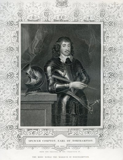 Spencer Compton, segundo conde de Northampton (1601-43) de English School