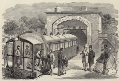 Ferrocarril con presión de aire en Londres de English School
