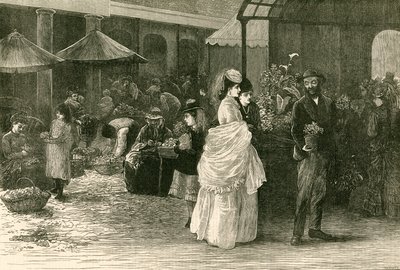 Primavera en Covent Garden, Londres de English School