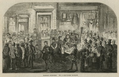 Mercado de la miseria, St Luke, Londres de English School