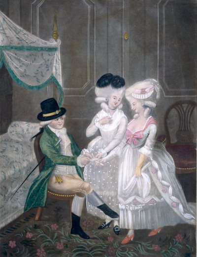 El primer carrete de Sir Timothy Thicketts a Londres, o las bellezas de Kings Place, sorteando un --, 1781 de English School