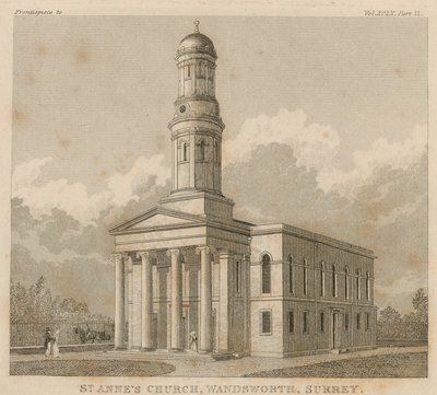Iglesia de St Annes, Wandsworth, Surrey de English School