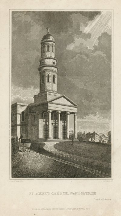 Iglesia de Santa Ana en Wandsworth de English School