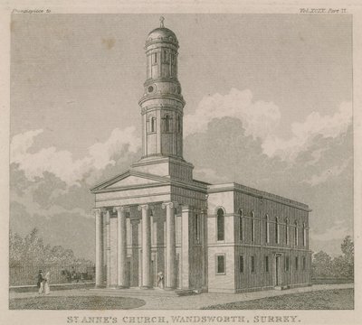 Iglesia de Santa Ana en Wandsworth de English School
