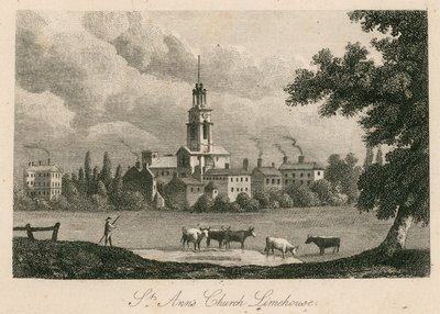 Iglesia de Santa Ana, Limehouse, Londres de English School