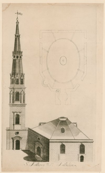 San Antholin, Londres de English School
