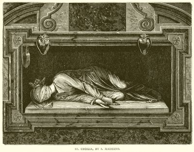 Santa Cecilia, por S. Maderno de English School