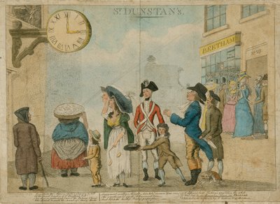 St Dunstans, Fleet Street, Londres de English School