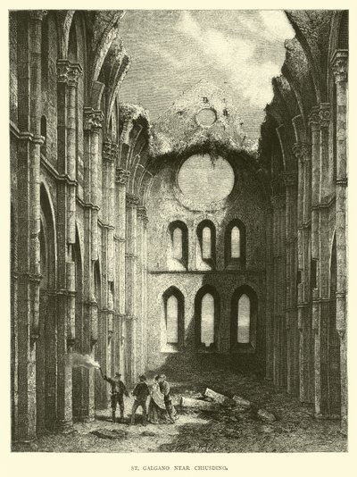 San Galgano cerca de Chiusdino de English School