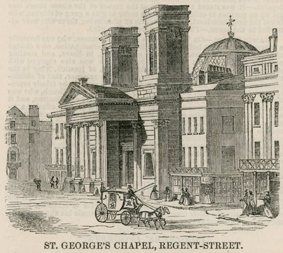 Capilla de San Jorge, Regent Street, Londres de English School
