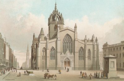 Catedral de St Giles y High Street - Edimburgo de English School