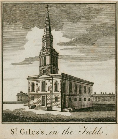 St Giles in the Fields, Londres de English School
