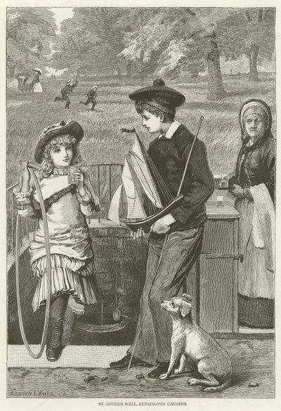 Pozo de St Govers, Jardines de Kensington de English School