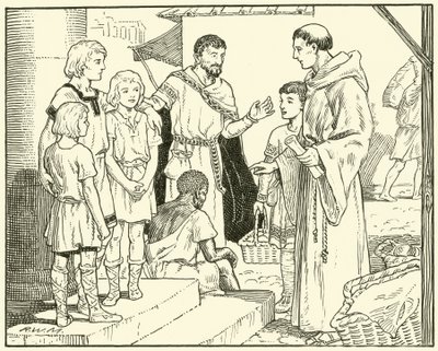 San Gregorio y los esclavos ingleses de English School