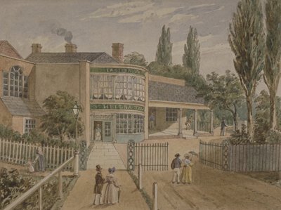 Jardines de té de Santa Elena, Lower Road, Rotherhithe, c.1860 de English School