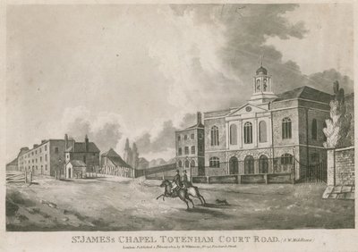 Capilla de St James, Tottenham Court Road, Londres de English School