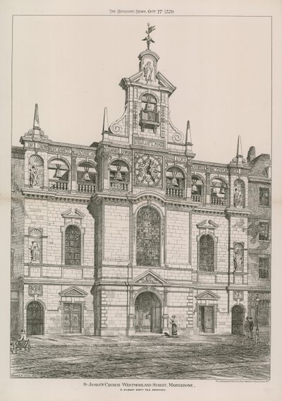 Iglesia de St. James en Westmoreland Street de English School