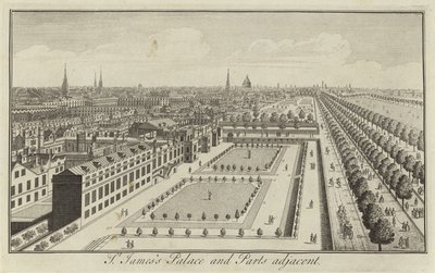 Palacio de St James y partes adyacentes, Londres de English School