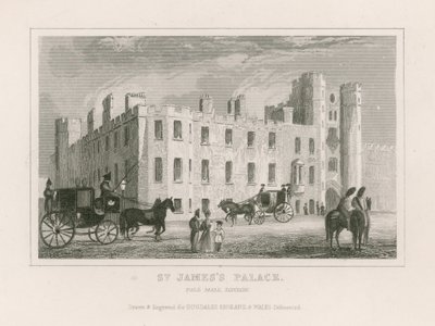 Palacio de St James en Pall Mall de English School
