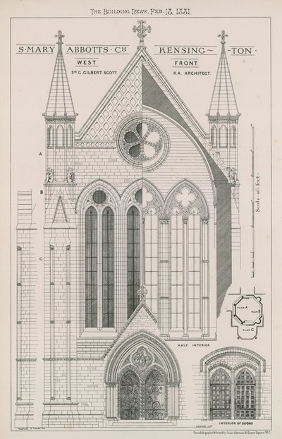 Iglesia St Mary Abbotts, Kensington de English School