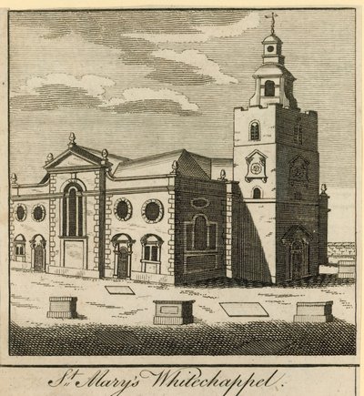 Santa María, Whitechapel, Londres de English School