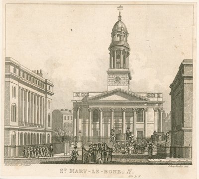 Iglesia de St Marylebone, Londres de English School