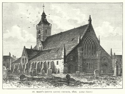 Iglesia de Santa María (South Leith) de English School