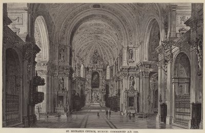 Iglesia de San Miguel, Múnich, comenzada en 1538 d.C. de English School