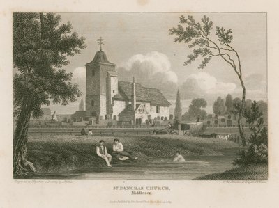 Iglesia de St Pancras, Londres, Middlesex de English School